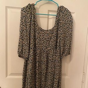 Boho half sleeve dress